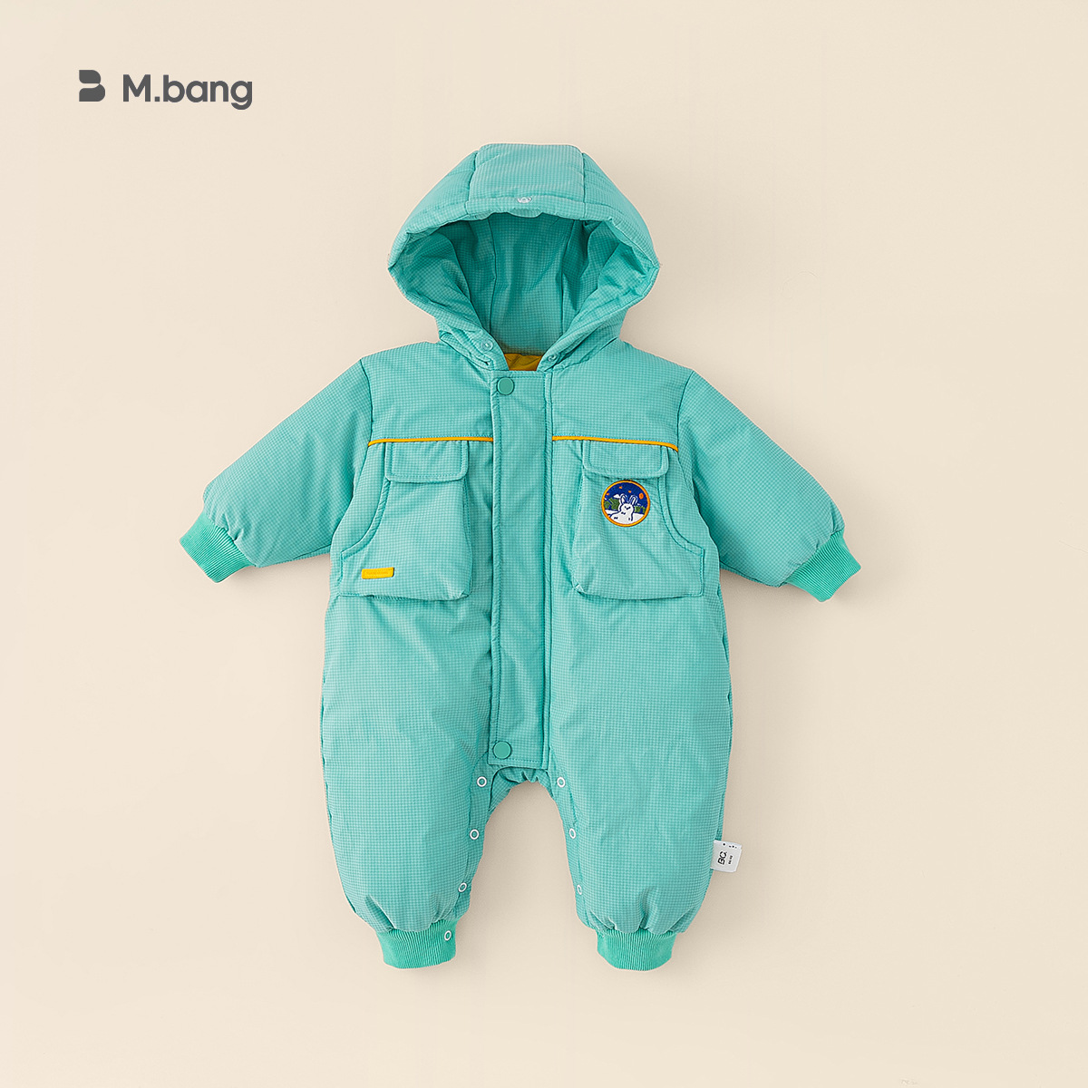 冬季休閒男女寶寶連體衣90白鴨絨兒童羽絨服嬰童