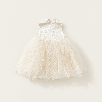 童裝女童裙子春季新品無袖網紗兒童蛋糕裙公主裙甜美小童長裙