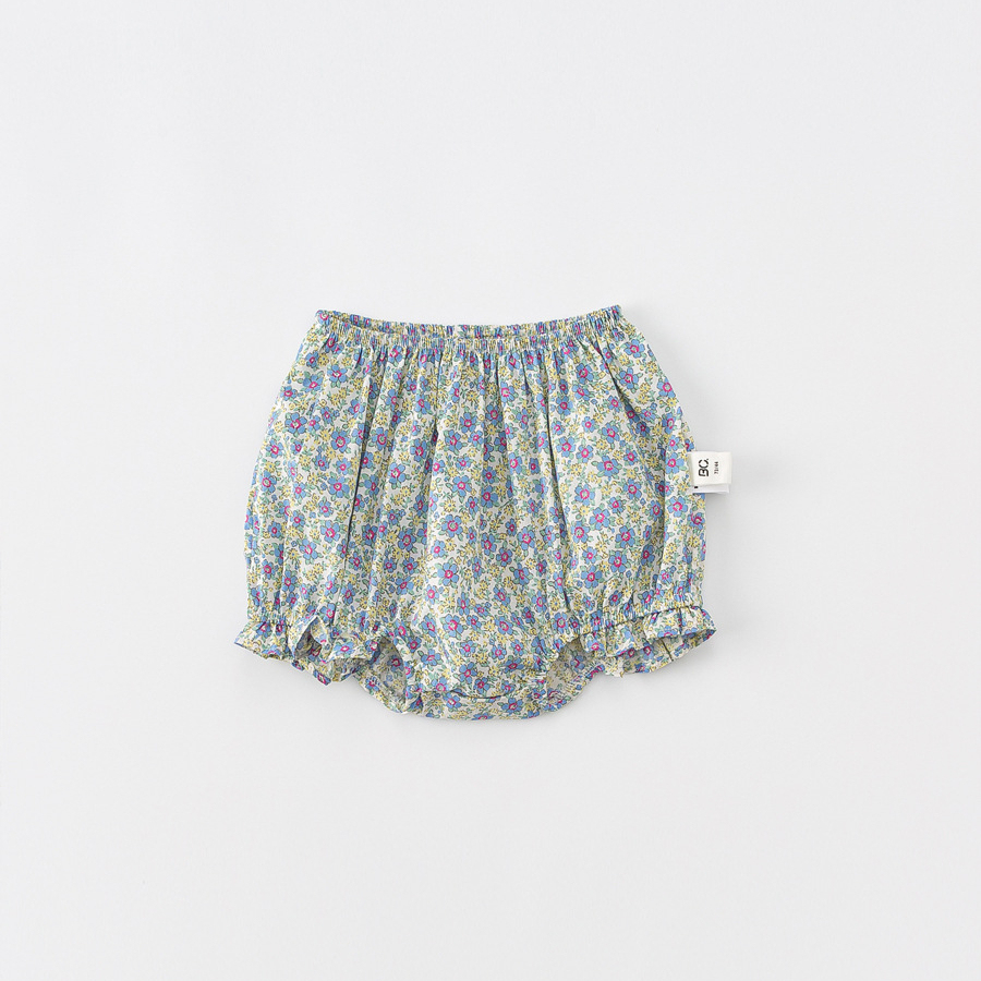 童裝2026夏季韓版女童花色小碎花褲子兒童褲子小童甜美短褲