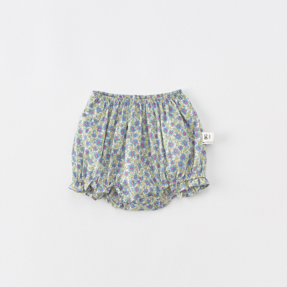 童裝2026夏季韓版女童花色小碎花褲子兒童褲子小童甜美短褲