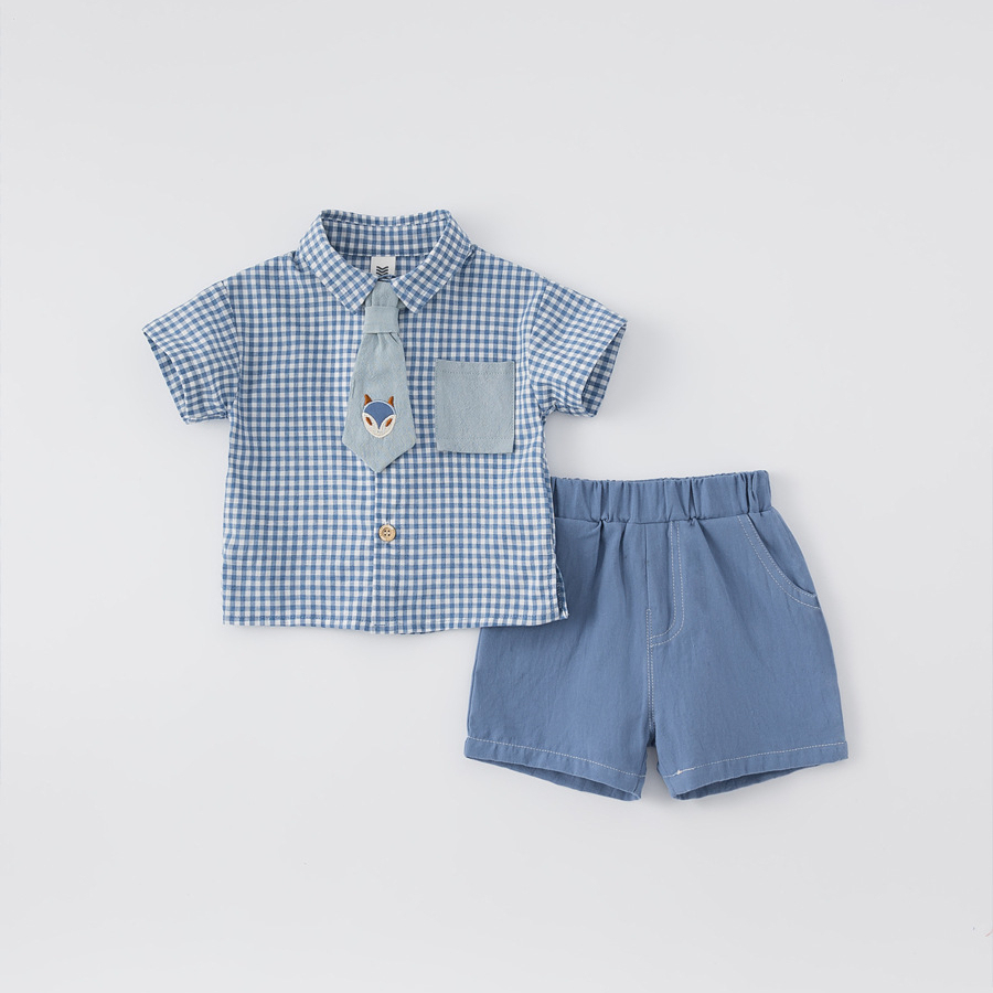 童裝男童夏裝套裝帥氣寶寶洋氣短袖韓版童裝潮休閒