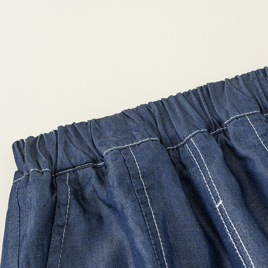 童裝男童夏季薄款牛仔褲新款兒童褲子束腳褲中小童長褲潮