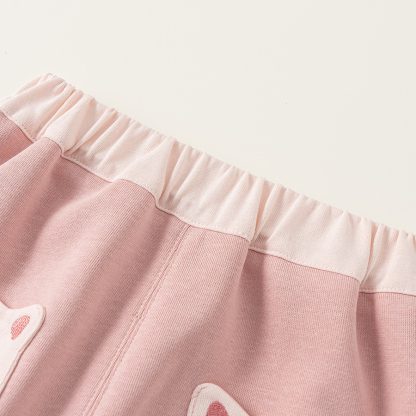 童裝女童衛褲春季新品中小童束腳褲時尚寶寶運動長褲