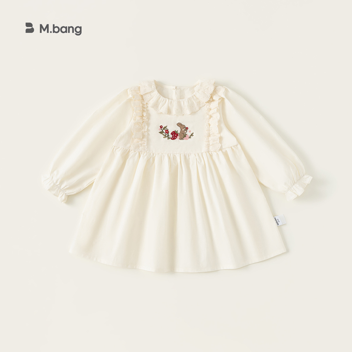 童裝女童連衣裙純色百搭兒童裙子春季新品寶寶裙子