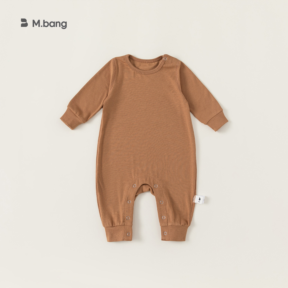 兒童純色連體衣簡約童裝春秋新品男女童爬服外穿嬰幼兒衣服