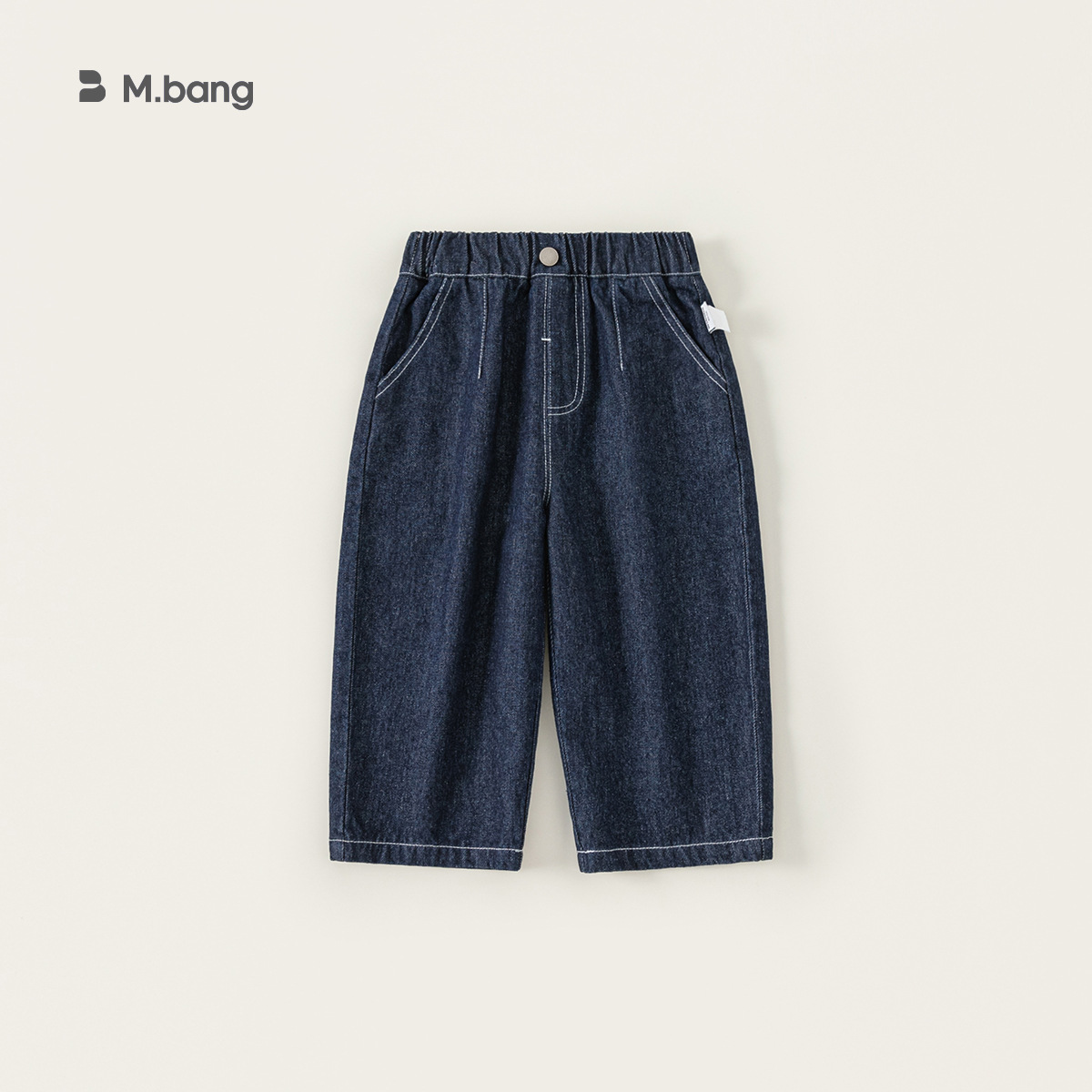 童裝男小童長褲秋款兒童褲子時尚男童直筒牛仔褲