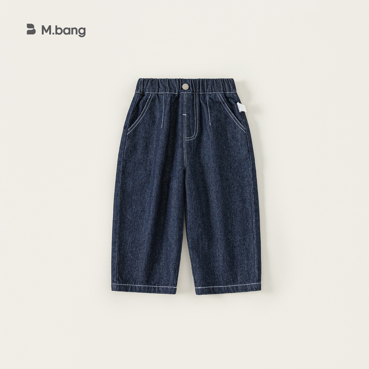 童裝男小童長褲秋款兒童褲子時尚男童直筒牛仔褲