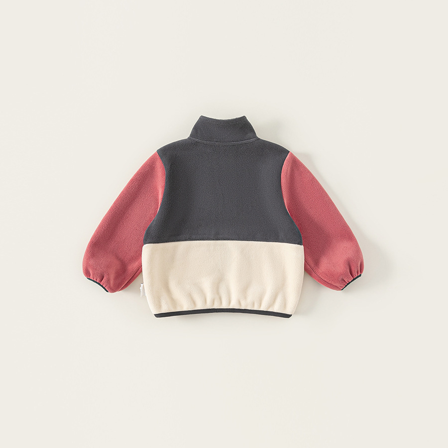 童裝秋款衣服兒童上衣立領長袖防風男孩子秋裝撞色男童外套