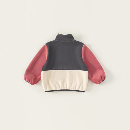 童裝秋款衣服兒童上衣立領長袖防風男孩子秋裝撞色男童外套