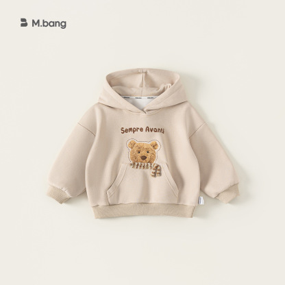 童裝秋季新品兒童上衣中小童衣服秋裝長袖男童連帽衛衣