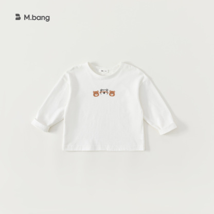 女童長袖童裝秋裝休閒兒童T恤套頭女寶寶打底衫男童衣服