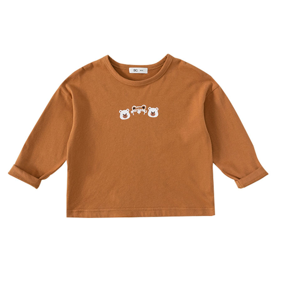 女童長袖童裝秋裝休閒兒童T恤套頭女寶寶打底衫男童衣服