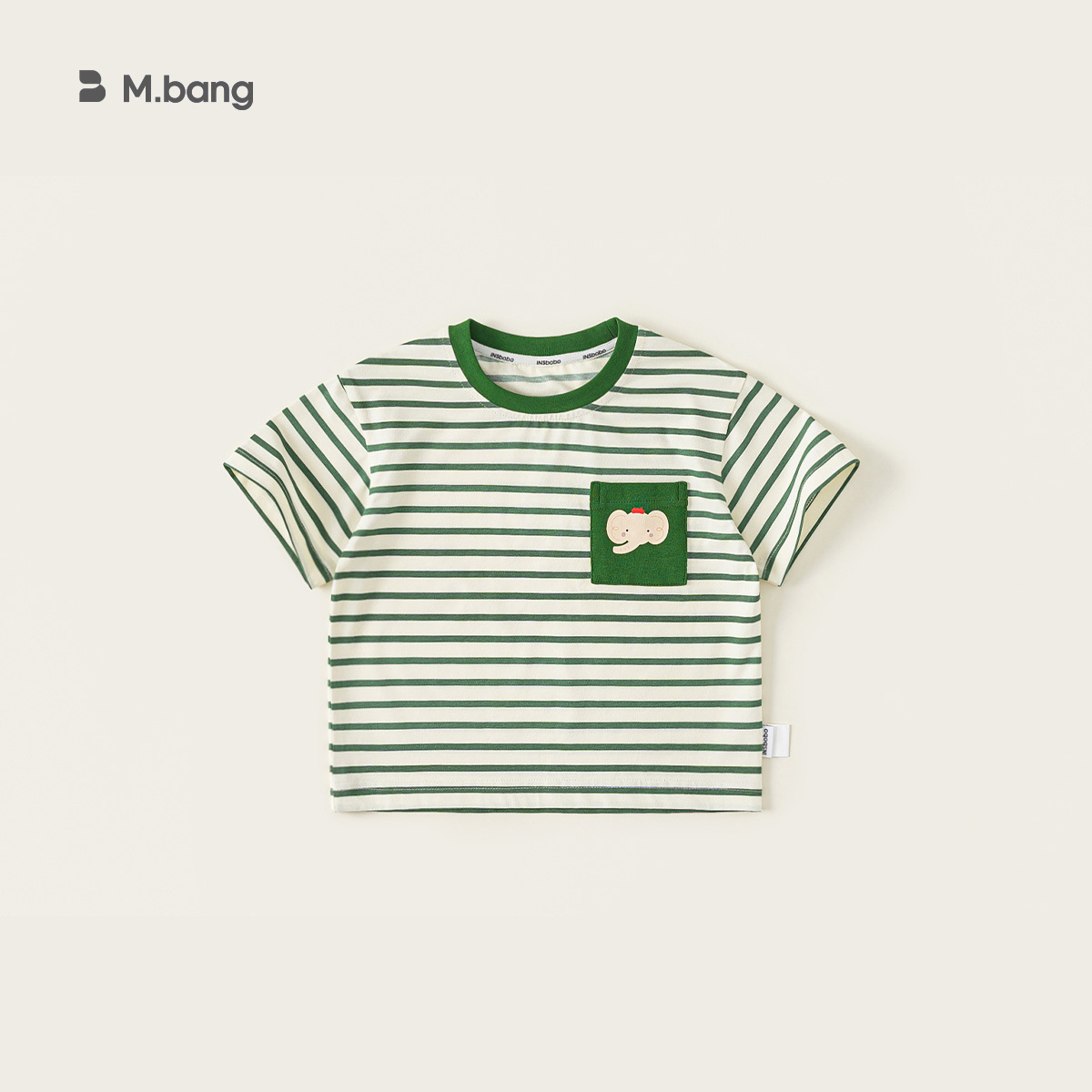 童裝夏款兒童休閒上衣薄款短袖女寶卡通印花男童撞色條紋T恤