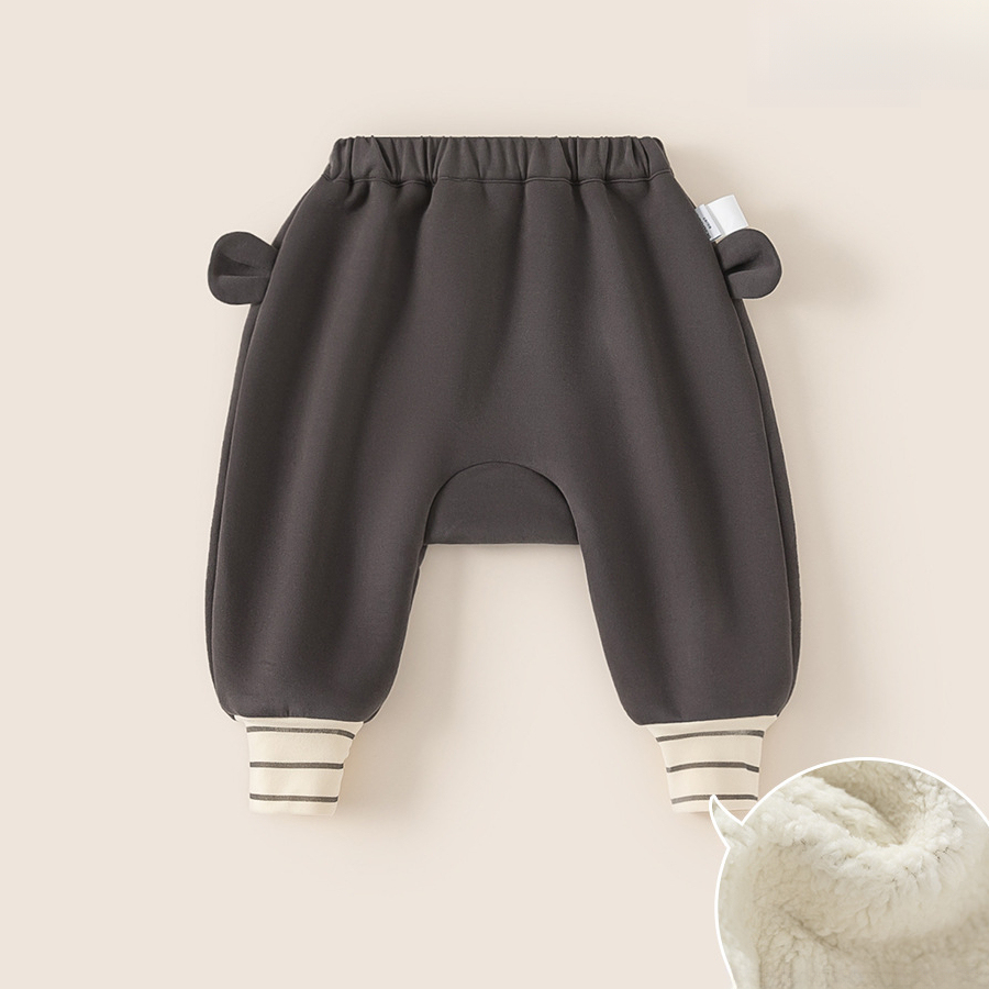 童裝兒童褲子秋季新品男寶寶卡通條紋大pp褲子女嬰兒秋裝長褲