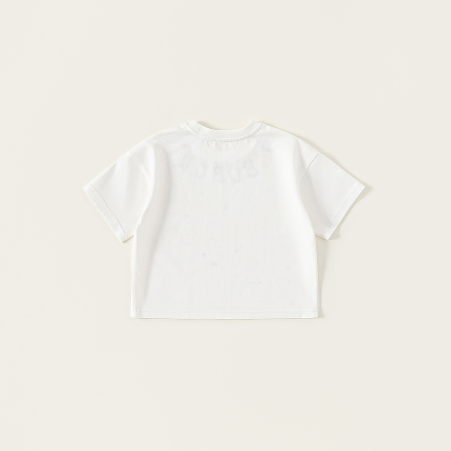 童裝男孩子夏季新款上衣潑墨印花男寶衣服個性男童短袖T恤