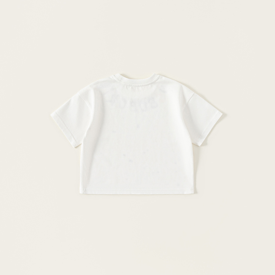 童裝男孩子夏季新款上衣潑墨印花男寶衣服個性男童短袖T恤