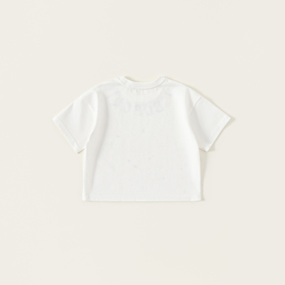 童裝男孩子夏季新款上衣潑墨印花男寶衣服個性男童短袖T恤