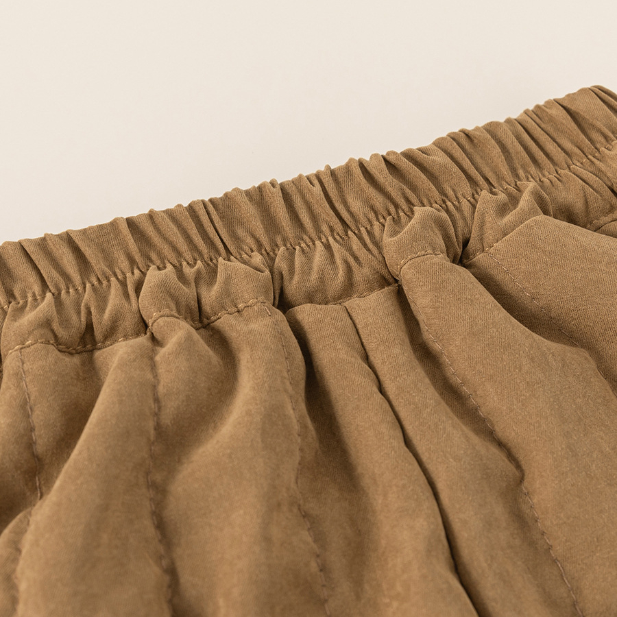 大童棉褲冬季夾棉加厚兒童休閒褲純色百搭男童長褲女童褲子