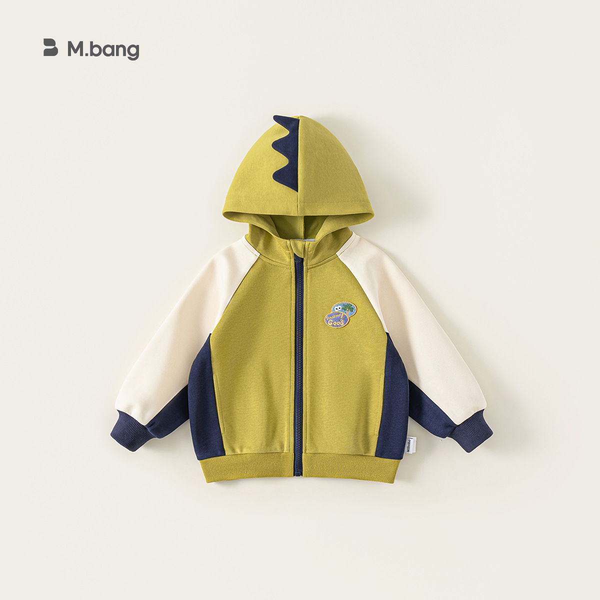 童裝中小童上衣男孩子運動風衛衣秋款撞色長袖男童連帽外套