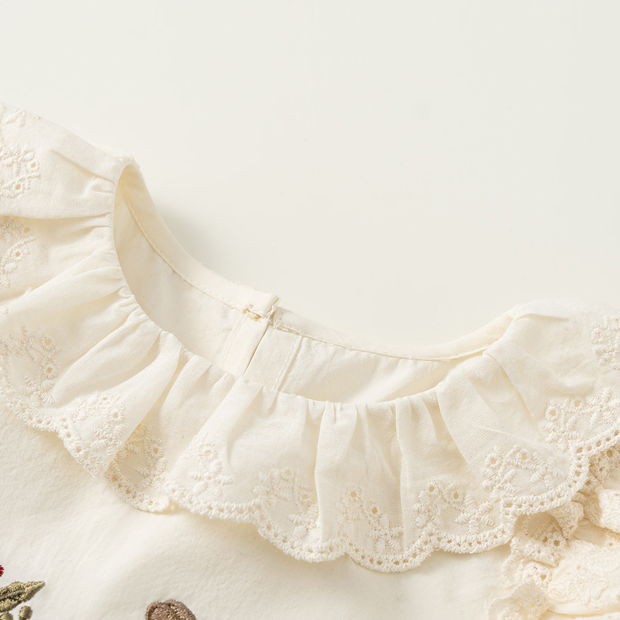 童裝女童連衣裙純色百搭兒童裙子春季新品寶寶裙子