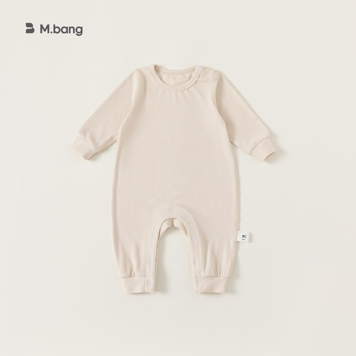 兒童純色連體衣簡約童裝春秋新品男女童爬服外穿嬰幼兒衣服