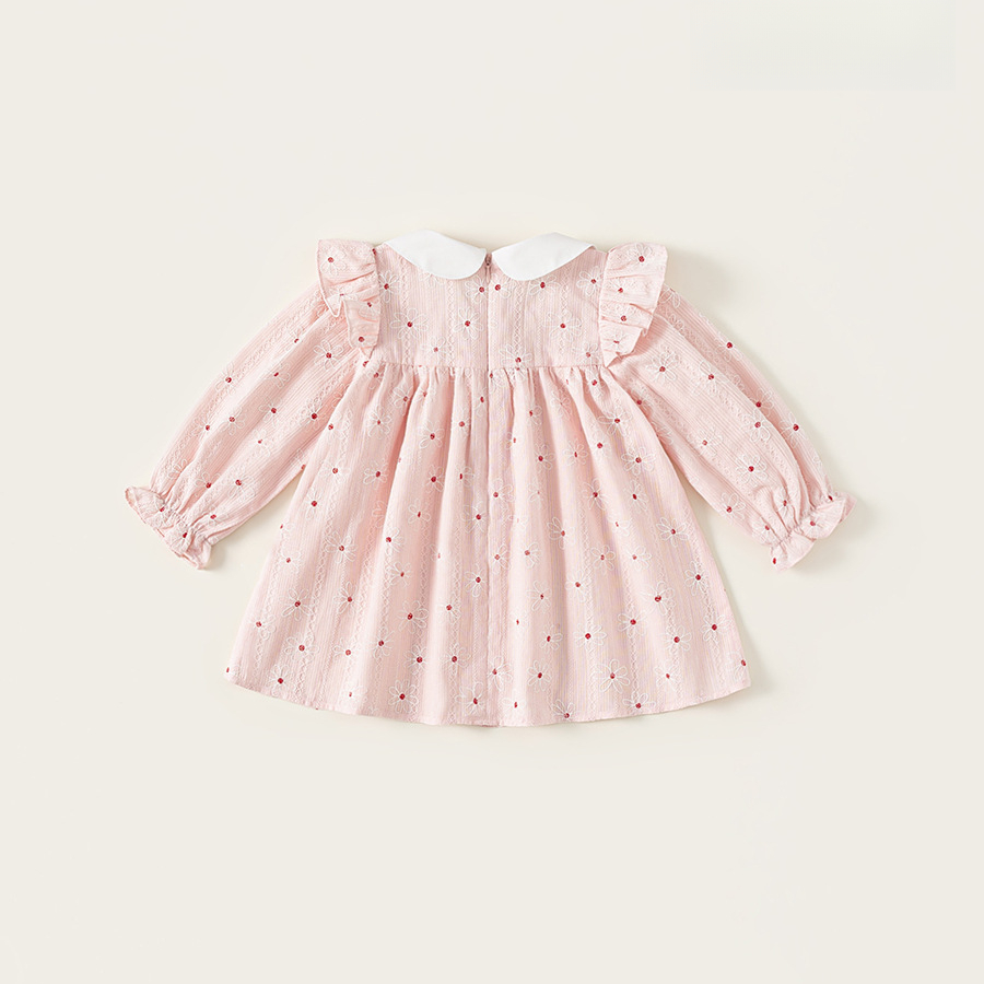 公主裙女童秋款童裙甜美a字裙週歲裙子女寶寶長袖連衣裙