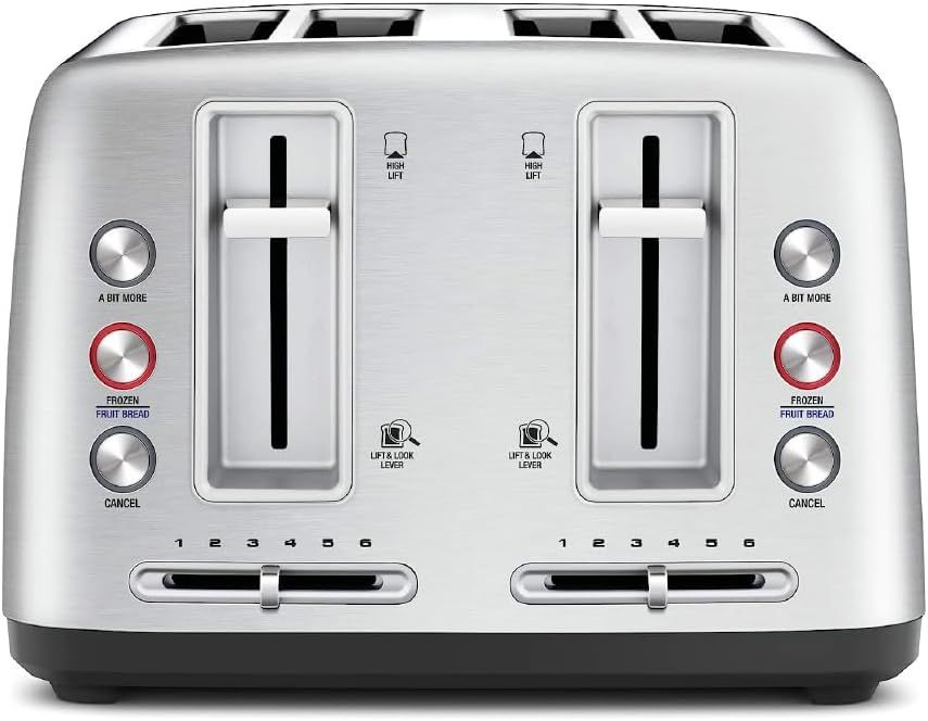 Breville 4-Slice Toast Control Toaster - Brushed Stainless Steel