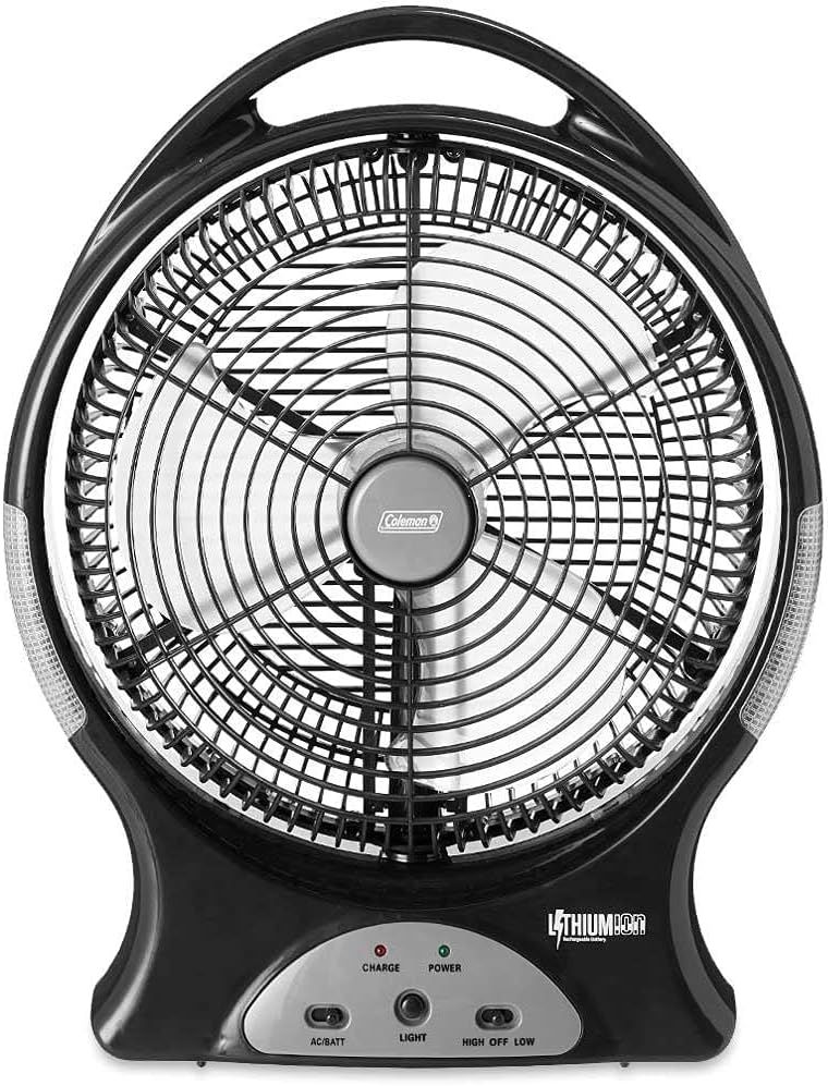 Coleman Lithium Ion Rechargeable Table Fan