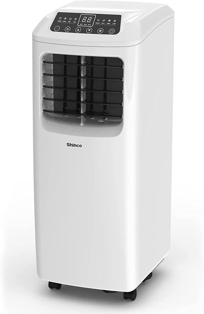 Shinco 2.05kW Portable Air Conditioner, 3-in-1 Cooler with Dehumidifier, Fan, Remote Control & Timer, Ideal for 15-18㎡ Spaces