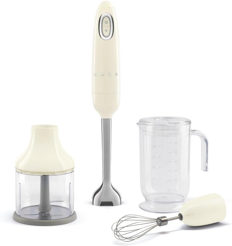 Smeg Retro 50s Hand Blender in Cream - Model HBF03CRAU