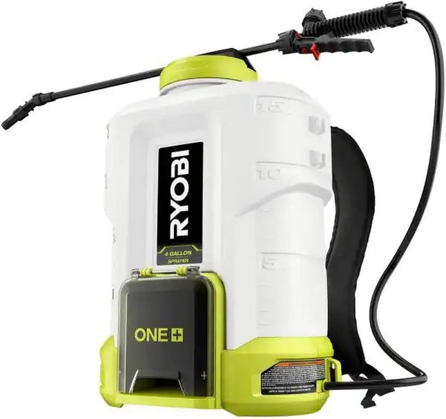 RYOBI ONE+ 18V Cordless Backpack Chemical Sprayer, 4 Gal, Tool-Only