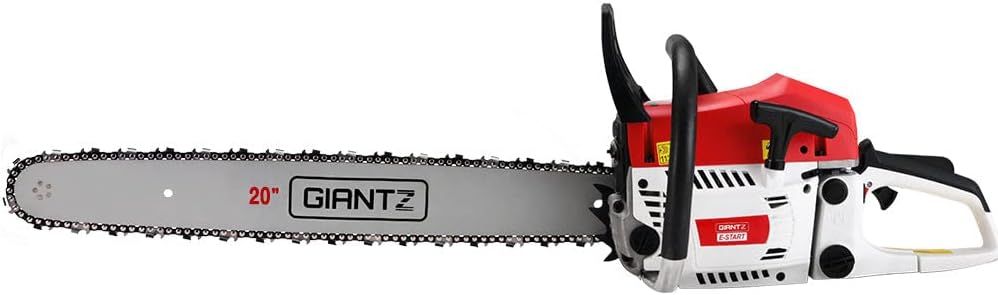 Giantz 62CC Petrol Chainsaw with 20-Inch Bar, Electric Start for Professional Pruning