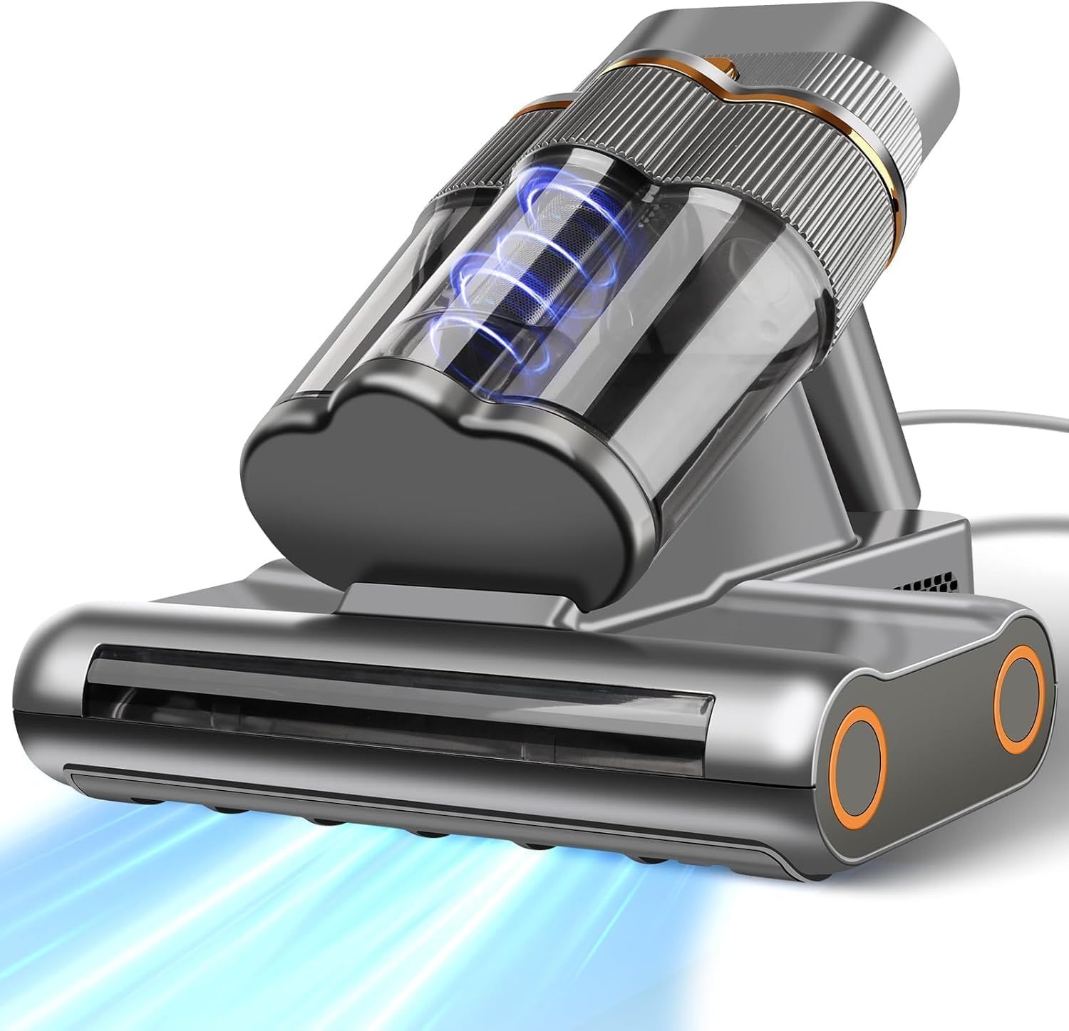 Kovizen Handheld Mattress Vacuum Cleaner, 16Kpa Suction, LED Display, 500W, Dust Mite Remover for Bed & Sofa