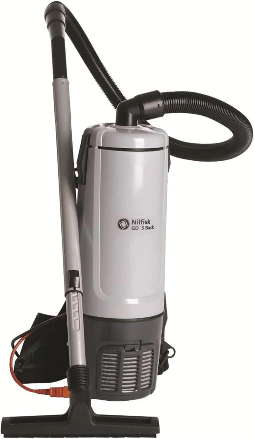 Nilfisk GD5 HEPA Backpack Vacuum Cleaner - 5L, Quiet & Lightweight with 15m Cord