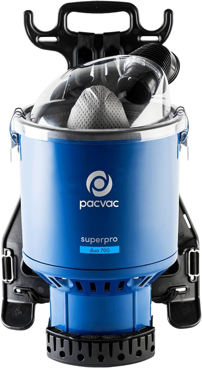 Pacvac SuperPro Duo 700 Cordless Backpack Vacuum