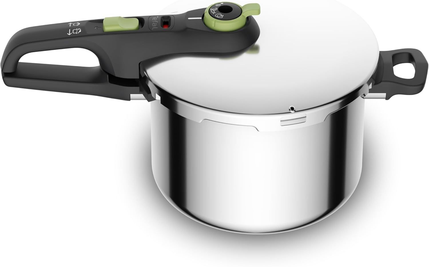 Tefal Secure Trendy 6L Induction Stainless Steel Pressure Cooker