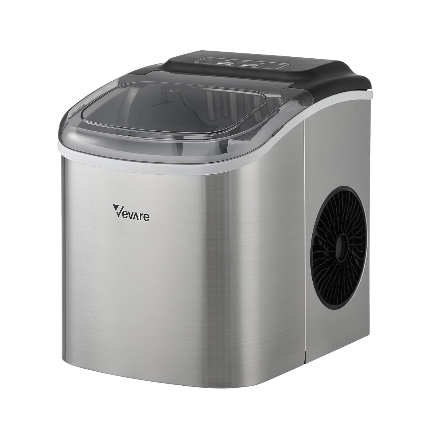 Vevare 12kg Portable Ice Maker for Indoor & Outdoor Use - Silver