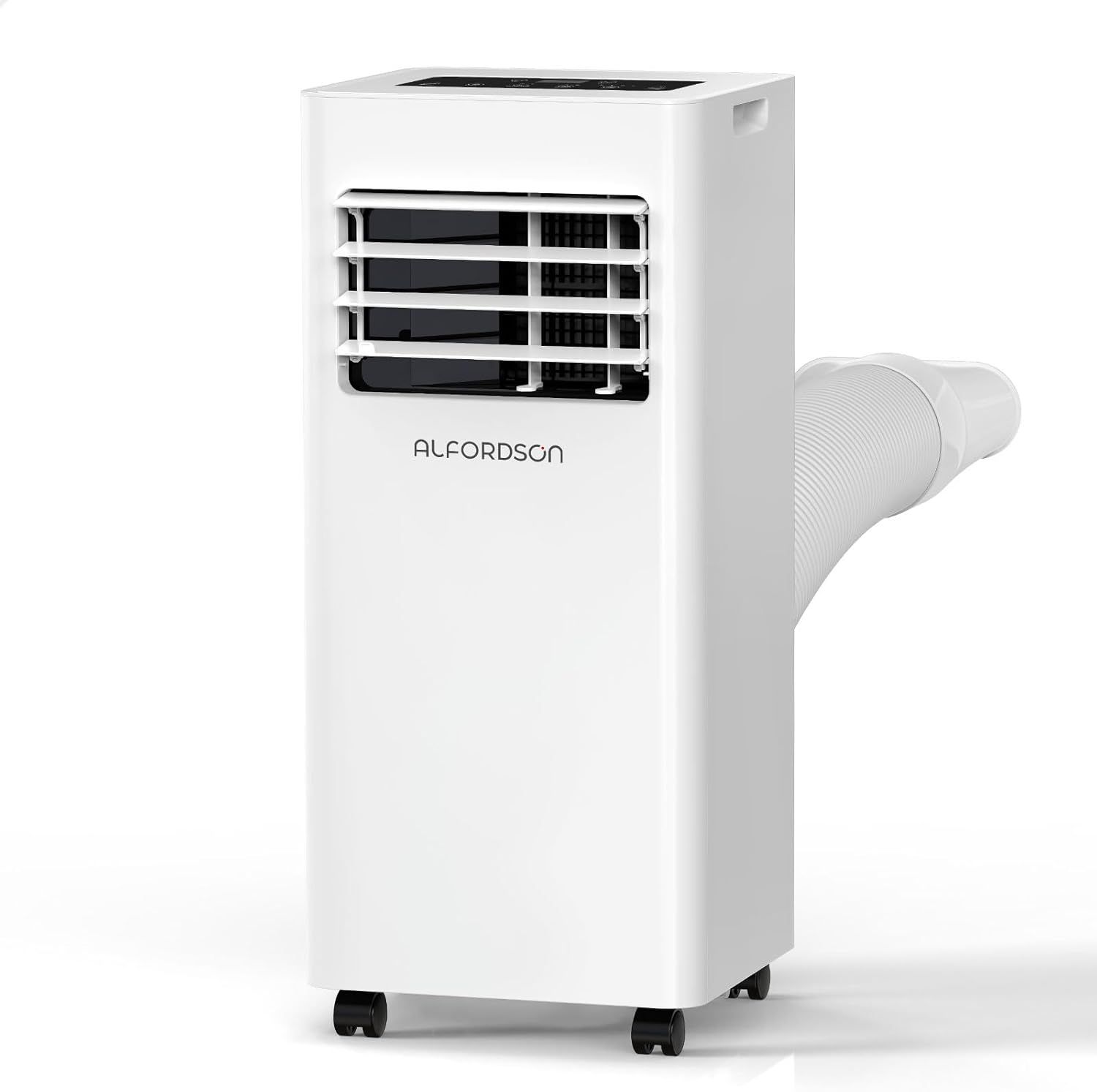 Alfordson Portable 4-in-1 Air Conditioner 5000BTU with Remote & App Control, Includes Window Kit, 1.4kW Dehumidifier & Cooler for Up to 15m², White