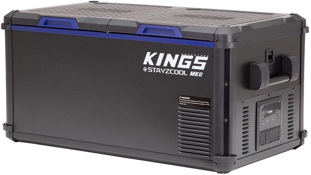 Kings 90L Stayzcool MKII Dual Zone Fridge/Freezer with Double Lids | 151 Can Storage | 5-Year Warranty