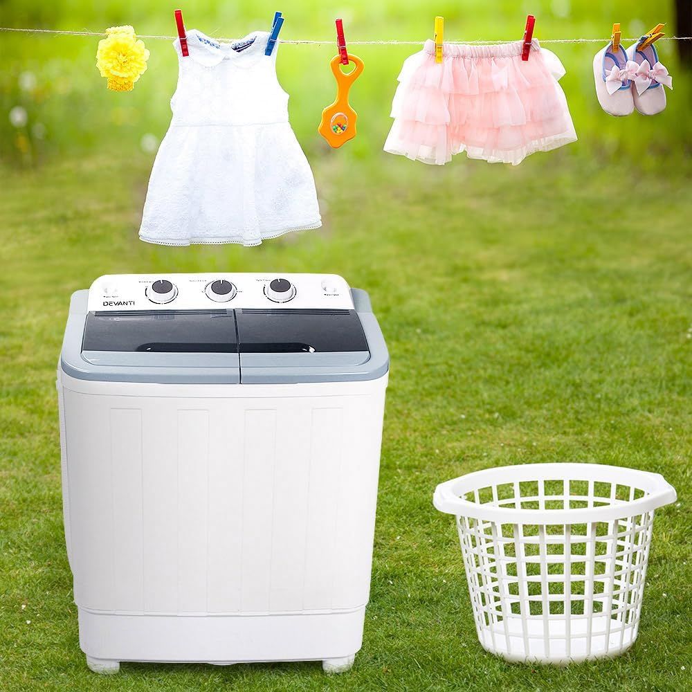 Devanti 5kg Portable Washing Machine & Dryer for Camping