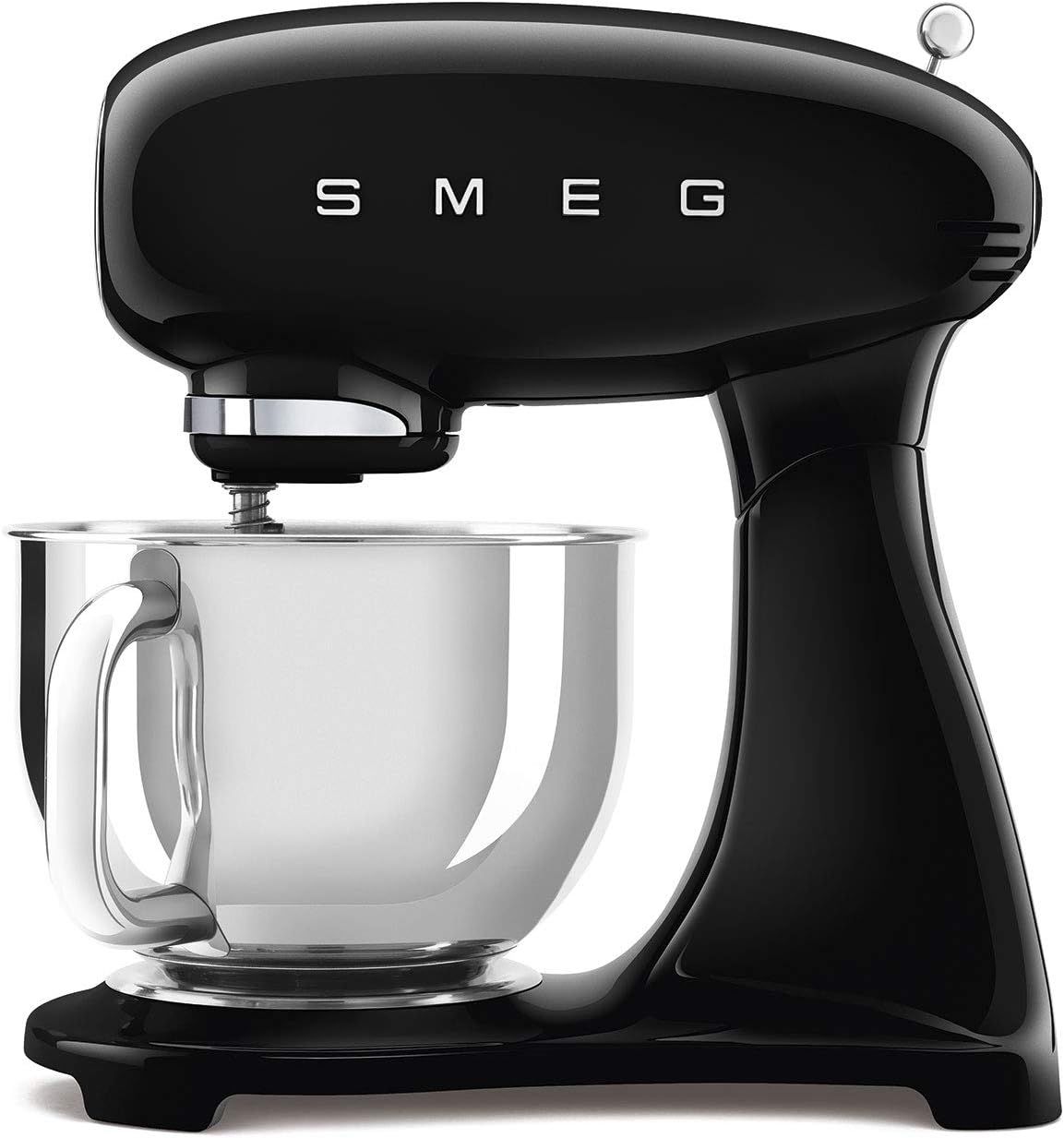 Smeg 50's Retro Stand Mixer, 4.8L Bowl, 800W, Black