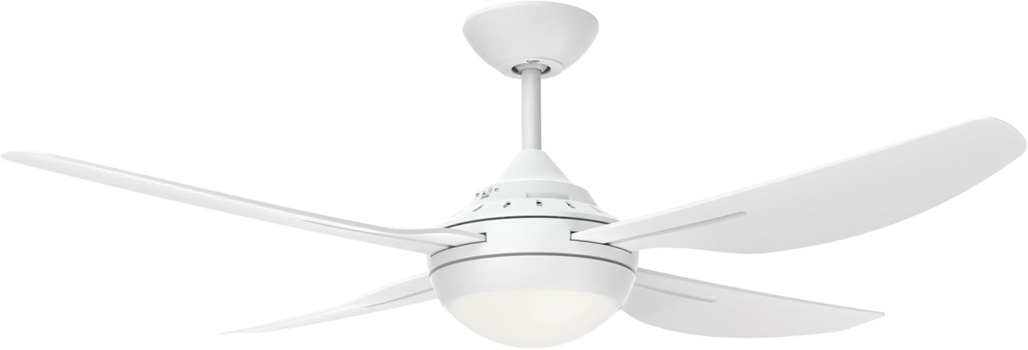 HPM Serene 48-inch Ceiling Fan with Light, White