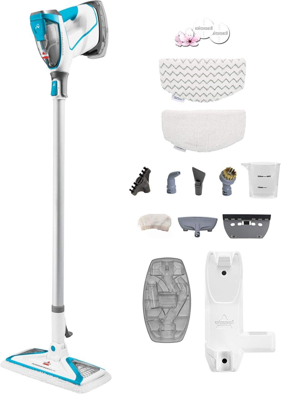 BISSELL 2233F PowerFresh Slim Multi-Purpose Steam Cleaner - 3-in-1 for Floors, Grout & More