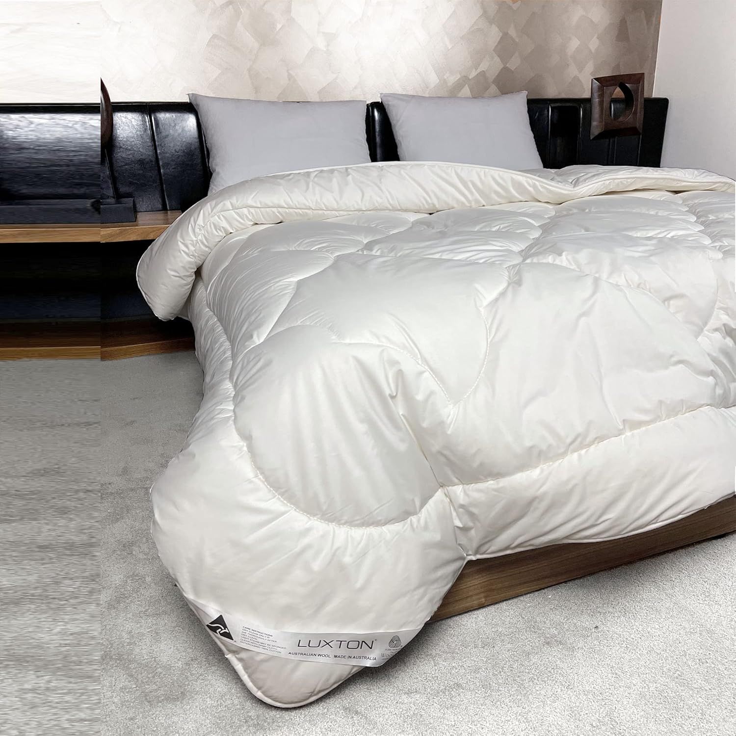 Luxton King Size Wool Quilt - 500GSM All-Season - Australian Made