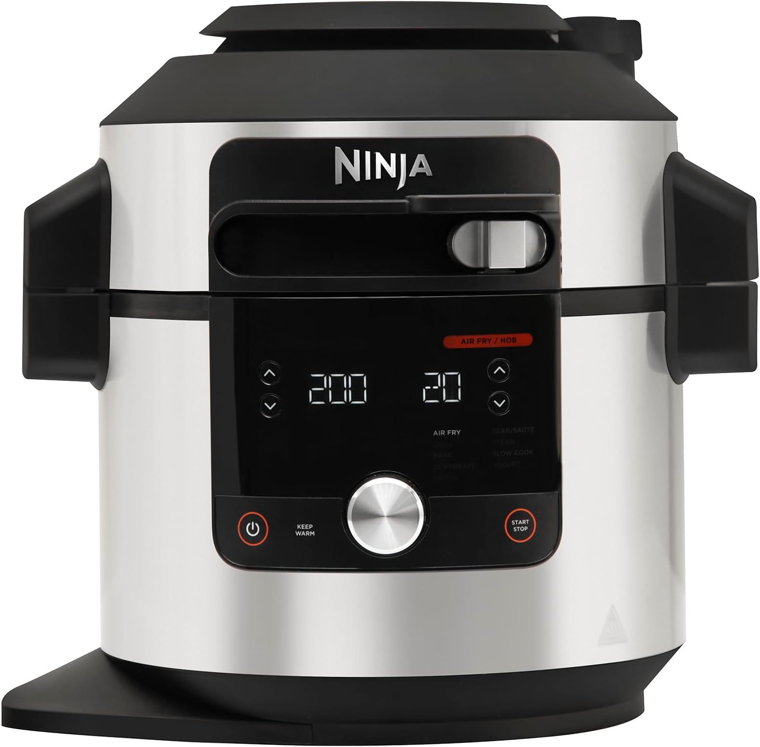 Ninja Foodi SmartLid 7.5L Multi-Cooker with 14 Functions, Grey Stainless