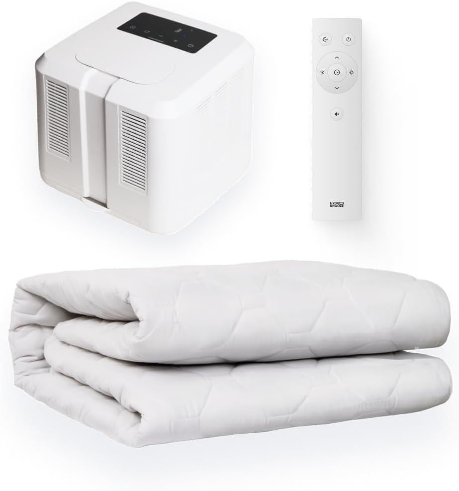 HydroSnooze Temperature-Controlled Mattress Pad for Ultimate Sleep, Single Size (90 x 200cm)