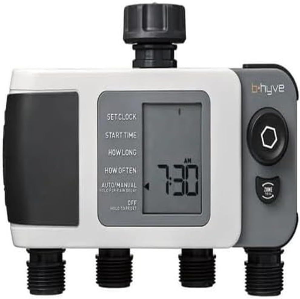 Orbit B-Hyve XD 4-Zone Smart Hose Tap Timer with Bluetooth and WiFi Option