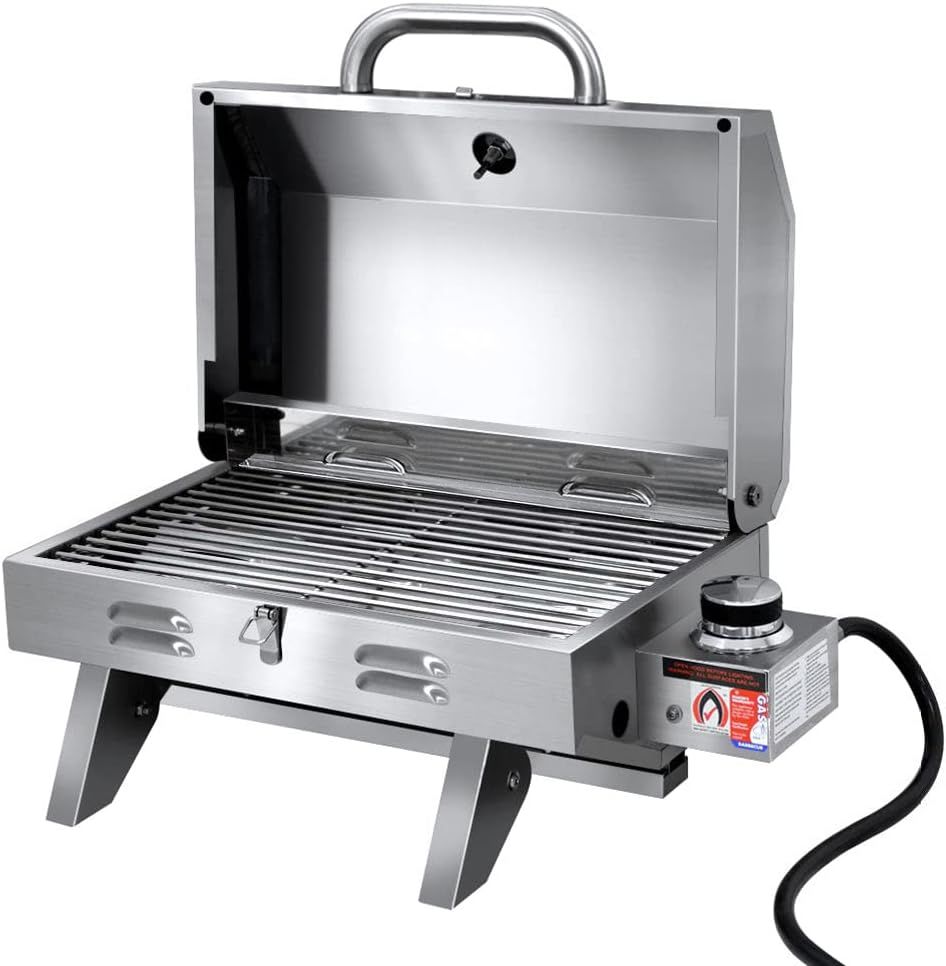 Grillz Portable Gas BBQ with Heater Function