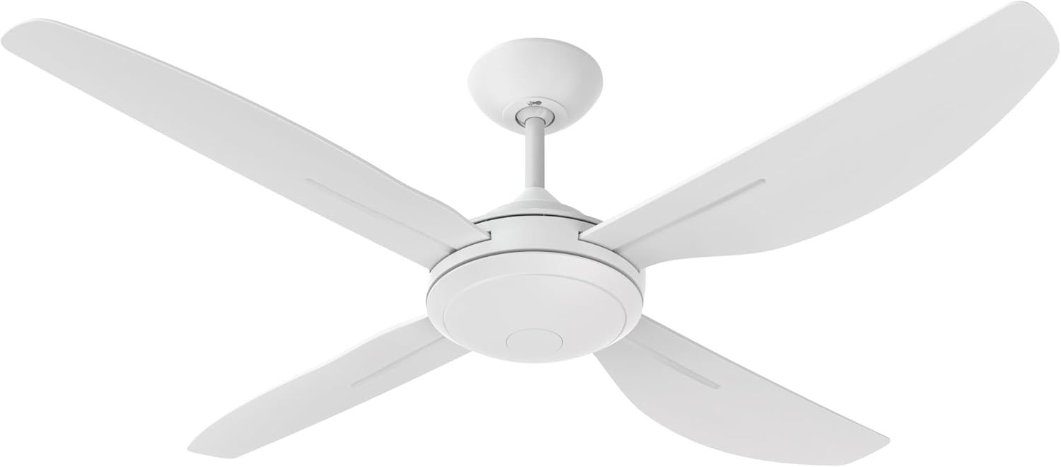 HPM Serene 4-Blade 48in DC Ceiling Fan in White