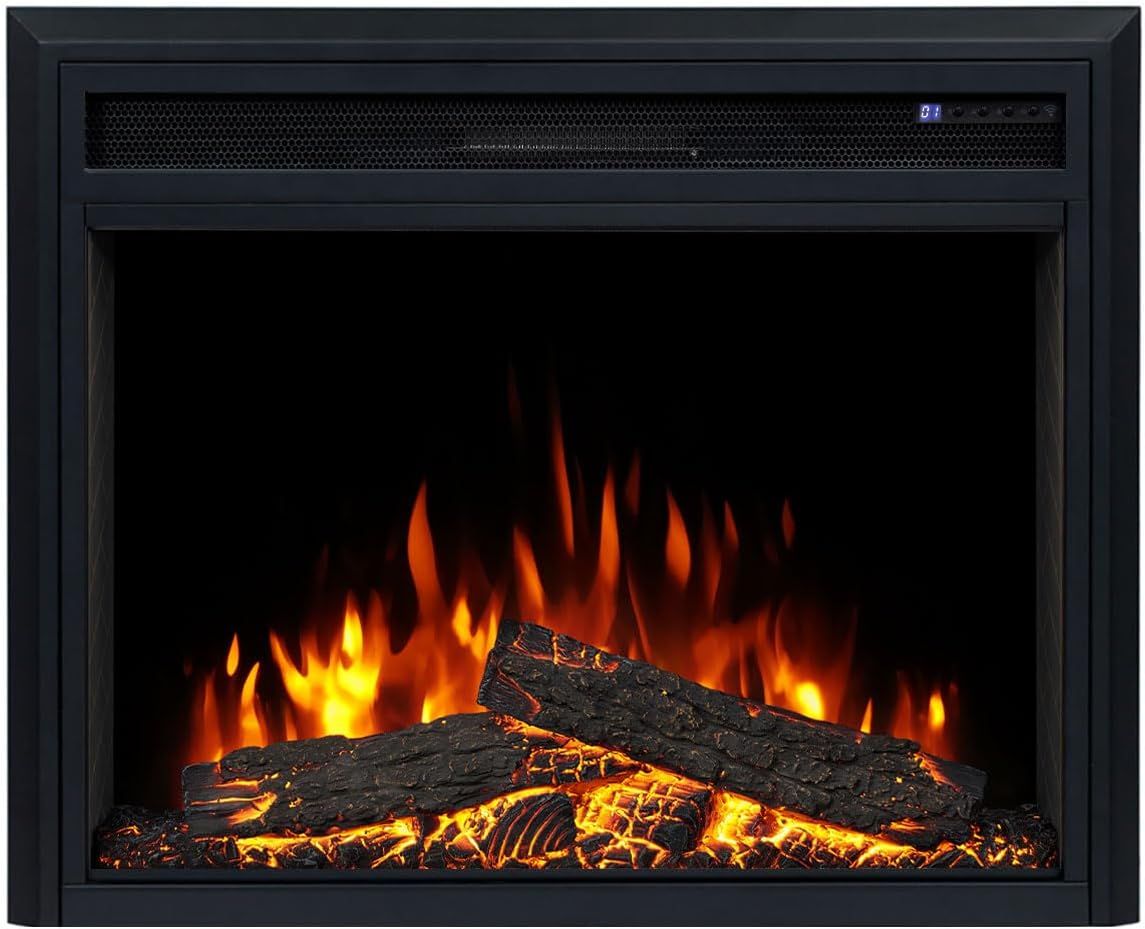 ModaLiving 30-inch Electric Fireplace Insert, 2000W for Warm Atmosphere